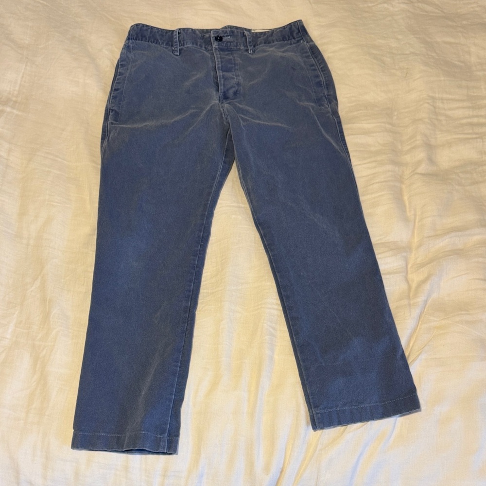 Men's Blue chinos- Imogene and Willie